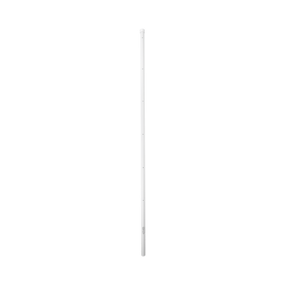 Poste de Esquina para Cerca Electrificada. Tubo Galva. de 1.4 m, cal. 18 de 1" Diam. + Pintura Blanca. Ideal para 6 Aislad...