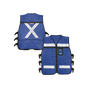 Chaleco Reflejante con 6 Bolsas Externas / 6 Broches ajustables / Talla Grand...