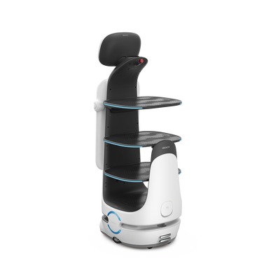 Robot Autonomo para Servicio de Meseros Ubicado por SLAM (Laser) / Mejora el Servicio al Cliente / Soporta 10 Kgs por Char...
