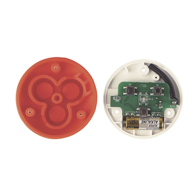 Botón de Llamada T114 / Resistente al Agua / Distancia de Transmisión 100 mts / Batería 12V 23A / Diseño Compacto y Portátil 