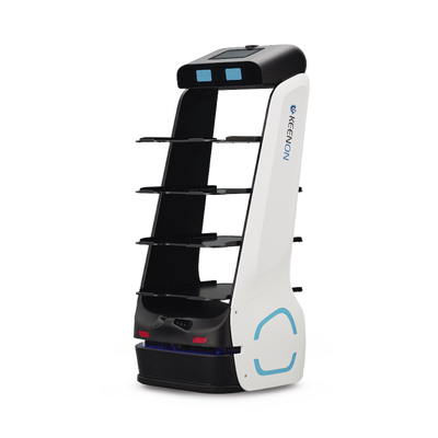 Robot para servicio de mesero o repartidor T5LB  ubicado por etiquetas en techo - KEENON