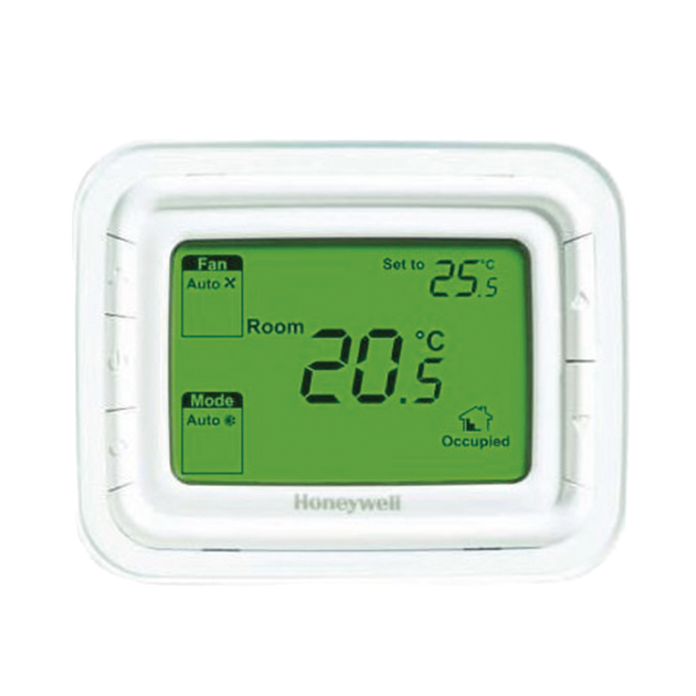 Termostato No Programable / 2 o 4 Tubos / 220 VAC / Pantalla LCD Verde / Montaje Horizontal | SIERRA STORE