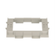 PANDUIT T70DB-X - Soporte para Faceplates en Canaleta / Diseño de Dos Caras / PVC Rígido / UL94 V-0 / 69.6 x 15.24 x 110.7 mm / | SIERRA STORE