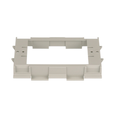 Soporte para Montaje de Faceplates en Canaleta T70, de PVC Rígido, Color Gris Internacional - SIERRASTORE