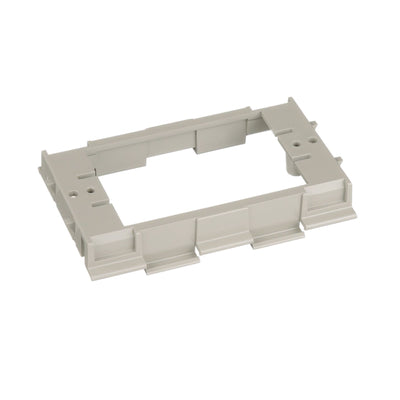 Soporte para Montaje de Faceplates en Canaleta T70, de PVC Rígido, Color Gris Internacional - SIERRASTORE