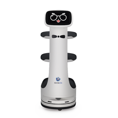 Robot mesero o repartidor T8LS /  Ubicado por sensor láser / Sensor de obstáculos / Navegación fluida - KEENON