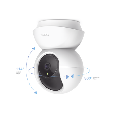 Cámara IP Wi-Fi para Hogar / Resolución 2 MP / Audio Doble Vía / Visión nocturna / Notificación Push / Google Assistant y ...