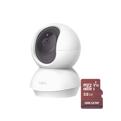 Kit de Cámara IP Wi-Fi / Incluye 1 Pieza Modelo TAPOC200 / 2 Megapixel /  Utiliza La App Tapo / 1 Memoria Micro SD  Hiksem...