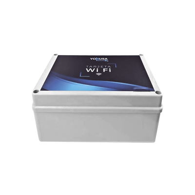 Modulo WIFI LITE con gabinete para uso en Energizadores YONUSA / Aplicación sin costo / Botón de Pánico/ 1 Salida Propósit...