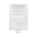 Bote con 100 Piezas de Plug Modular RJ45 Cat5e sin Blindaje, Chapado de Oro a 30 Micras para Durabilidad Extrema LINKEDPRO...