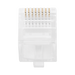 Bote con 100 Plugs Pass Through RJ45 Cat5e sin Blindaje, Chapado de Oro a 30 Micras para Durabilidad Extrema LINKEDPRO BY ...