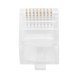Bote con 100 Plugs Pass Through RJ45 Cat5e sin Blindaje, Chapado de Oro a 30 Micras para Durabilidad Extrema LINKEDPRO BY ...