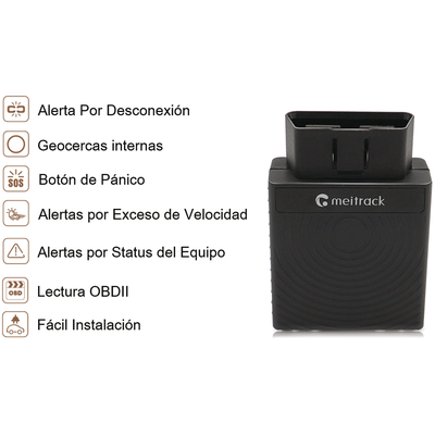 Rastreador GPS 4G Con Conexión a Puerto OBDII MEITRACK - Vista 4
