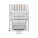 Bote con 100 Piezas de Plug Modular RJ45 Cat6 Blindado, Chapado de Oro a 30 Micras para Durabilidad Extrema SIN PIN de Tie...