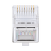 Bote con 100 Plugs Pass Through RJ45 Cat6 Blindado Chapado de Oro a 30 Micras para Durabilidad Extrema LINKEDPRO BY EPCOM ...