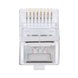 Bote con 100 Plugs Pass Through RJ45 Cat6 Blindado Chapado de Oro a 30 Micras para Durabilidad Extrema LINKEDPRO BY EPCOM ...