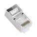 Bote con 100 Plugs Pass Through RJ45 Cat6 Blindado Chapado de Oro a 30 Micras para Durabilidad Extrema LINKEDPRO BY EPCOM ...