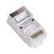 Bote con 100 Plugs Pass Through RJ45 Cat6 Blindado Chapado de Oro a 30 Micras para Durabilidad Extrema LINKEDPRO BY EPCOM ...