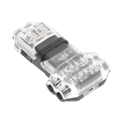 Conector en forma de T para 2 Contactos / Para una Conexión Rápida EPCOM POWERLINE - Vista 3