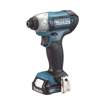 Atornillador de Impacto, entrada hexagonal de ¼”.  2 baterías de 12v de 1.5 amperes y cargador. - MAKITA