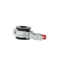 Aislador para Bajada de Cable / Separación 4-5 cm / Calibre 250 kcm / Cuerpo Galvanizado / Neopreno / 1.5 m entre Aisladores