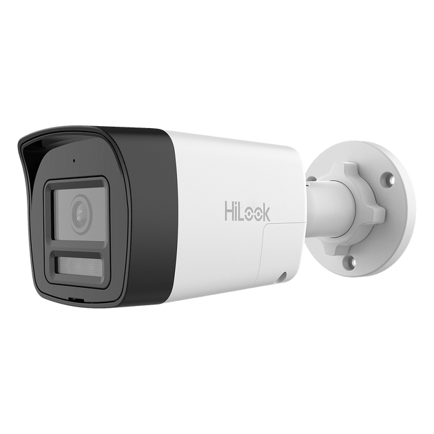HiLook by HIKVISION - THC-B157-LTS - [Audio Bidireccional + Dual Light + ColorVu] Bala TURBOHD 3K (5 Megapixel) / Lente 2.8mm / 30 mts IR EXIR + 20 mts Luz Blanca /