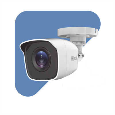 Bala TURBOHD 2 Megapíxeles (1080p) / Gran Angular 103° / Lente 2.8 mm / IR EXIR Inteligente 20 mts / Exterior IP66 / dWDR ...