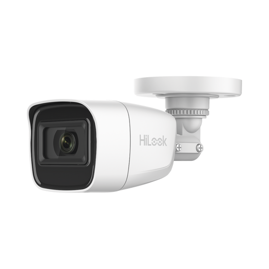 HiLook by HIKVISION THC-B120-PS - AUDIO POR COAXITRON / Bala TURBOHD 2 Megapixel / Gran Angular 106° / Lente 2.8 mm / 25 mts IR EXIR / | SIERRA STORE
