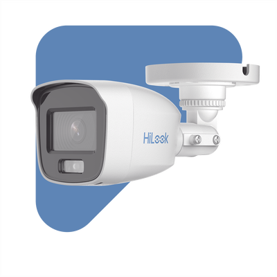 [ColorVu] Bala TURBOHD 2 Megapixel (1080p) / Imagen a Color 24/7 / Lente 2.8 mm / Luz Blanca 20 mts / IP66 / Policarbonato...
