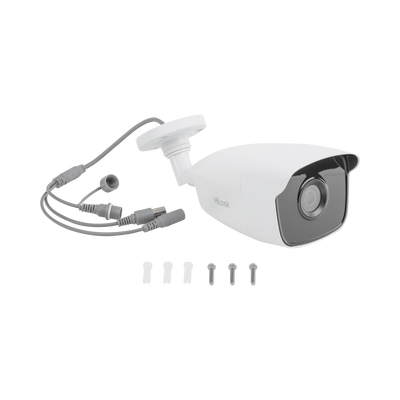 Bala TURBOHD 2 Megapíxeles (1080p) / Gran Angular 103º / Lente 2.8 mm / METAL / IR EXIR Inteligente 40 mts / Exterior IP66...