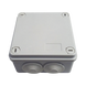 Caja Tipo Estanca IP55, con 6 Entradas, Tapa y Tornillo de Vuelta de 1/4, 100 x 100 x 50 mm (3.94 x 3.94 x 1.97 Pulgadas),...