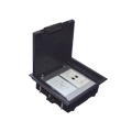Caja de Piso / 2 Módulos Universales / ABS y Acero Galvanizado / 1.957 kg / EIA/TIA-569-A | SIERRA STORE