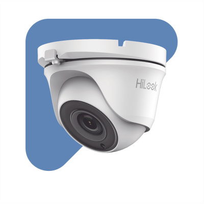 Turret TURBOHD 2 Megapíxeles (1080p) / Lente 2.8 mm / 20 mts IR EXIR / TVI-AHD-CVI-CVBS / IP66 / Metal HiLook by HIKVISION...