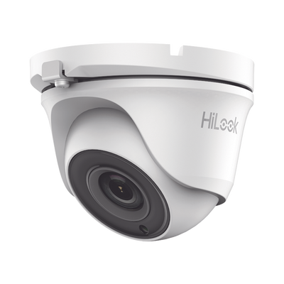 Turret TURBOHD 2 Megapíxeles (1080p) / Lente 2.8 mm / 20 mts IR EXIR / TVI-AHD-CVI-CVBS / IP66 / Metal - HiLook by HIKVISION