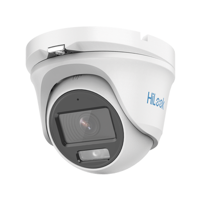 [ColorVu] Turret TURBOHD 1080p / Imagen a color 24/7 / Lente 2.8 mm / Micrófono Integrado / Luz Blanca 20 mts / IP66 / Met...
