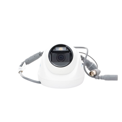 Turret TURBOHD 1080p / Imagen a Color 24/7 / Lente 2.8 mm / ColorVu Lite / Luz Blanca 20 mts / Uso en Interior / Policarbo...