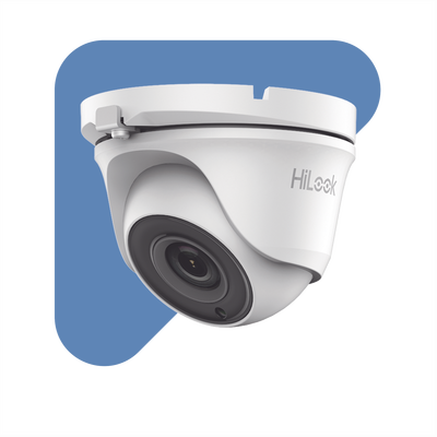 Turret TURBOHD 5 Megapíxel / 85° de Visión / Lente 2.8 mm / Exterior IP66 / IR EXIR 20 mts / TVI-AHD-CVI-CVBS / Metal HiLo...