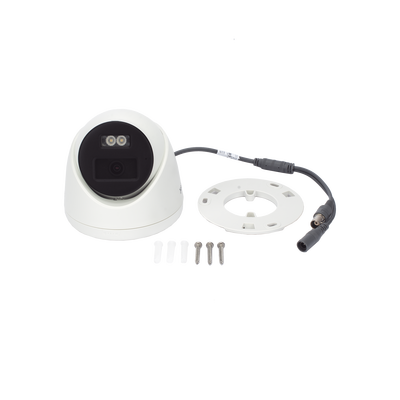 [Audio Bidireccional + Dual Light + ColorVu] Turret TURBOHD 2 Megapixel (1080p) / Lente 2.8 mm / 40 mts IR EXIR + 40 mts L...