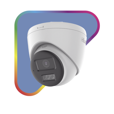 [Audio Bidireccional + Dual Light + ColorVu] Turret TURBOHD 2 Megapixel (1080p) / Lente 2.8 mm / 40 mts IR EXIR + 40 mts L...