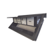 Caja Horizontal Tipo Hub para Escritorio Color Negro, con 1 Puerto HDMI Hembra-Hembra, 1 Puerto RJ45 Cat6, 2 Puertos USB (...