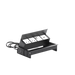 Caja Horizontal Tipo Hub para Escritorio Color Negro, con 1 Puerto HDMI Hembra-Hembra, 1 Puerto RJ45 Cat6, 2 Puertos USB (...