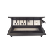 Caja Horizontal Tipo Hub para Escritorio Color Negro, con 1 Puerto HDMI Hembra-Hembra, 1 Puerto RJ45 Cat6, 2 Puertos USB (...