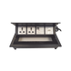 Caja Horizontal Tipo Hub para Escritorio Color Negro, con 1 Puerto HDMI Hembra-Hembra, 1 Puerto RJ45 Cat6, 2 Puertos USB (...