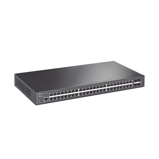 Switch Administrable / 48 Puertos Gigabit / 4 Puertos SFP+ 10G / Rendimiento 176 Gbps / Sin Ventilador / Gestión Centralizada en la | SIERRA STORE