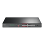 Switch PoE+ no Administrable 16 puertos 10/100 Mbps + 2 puertos 10/100/1000 M...