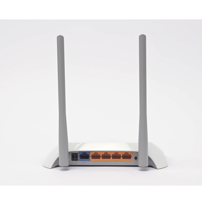 Router Inalámbrico WISP, 2.4 GHz, 300 Mbps, 2 antenas externas omnidireccional 5 dBi, 4 Puertos LAN 10/100 Mbps, 1 Puerto ...