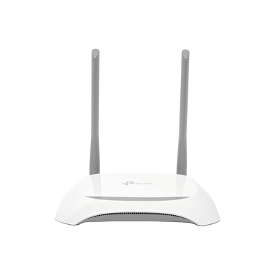 Router Inalámbrico WISP, 2.4 GHz, 300 Mbps, 2 antenas externas omnidireccional 5 dBi, 4 Puertos LAN 10/100 Mbps, 1 Puerto ...