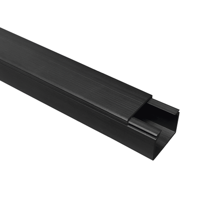 Canaleta TMK 1720 Color Negro con Cinta Adehsiva, 5 Ft. De Largo (1.5 m), Para uso en Exterior con Bajo Voltaje (5201-2136...