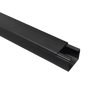 Canaleta TMK 1720 Color Negro con Cinta Adehsiva, 5 Ft. De Largo (1.5 m), Par...