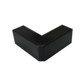Esquinero Exterior Color Negro de PVC Auto Axtinguible, Para Canaleta TMK-1720-N-CC (5210-02003) | SIERRA STORE